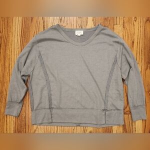 Andree By Unit Women's Grey Long Sleeve Blouse Size Small